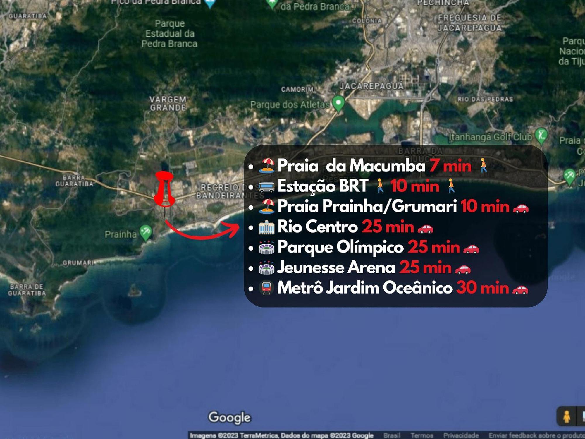 Confortavel 3 Qts Vaga Recreio 5 Min Da Hébergement de vacances